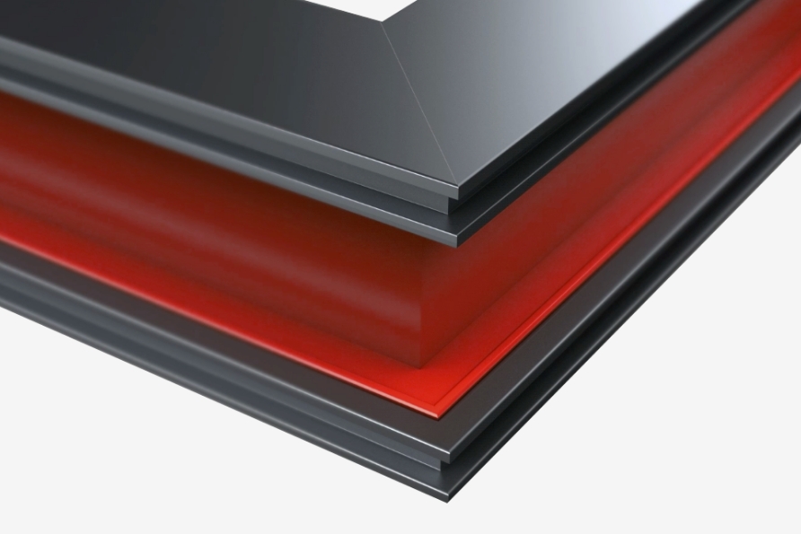 V-perfect window frame corner – seamless joinery detail